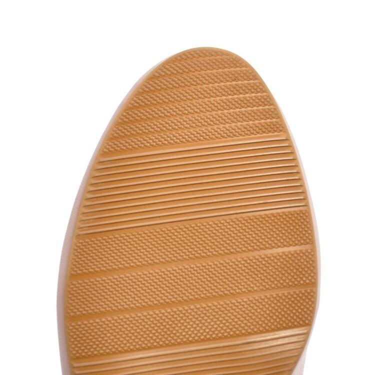 New Medium Heel Women's Shoes Thick Heel Single Shoes Women's One-word Buckle Belt Shallow Mouth Mary Jane Shoes Large Size Women's Shoes