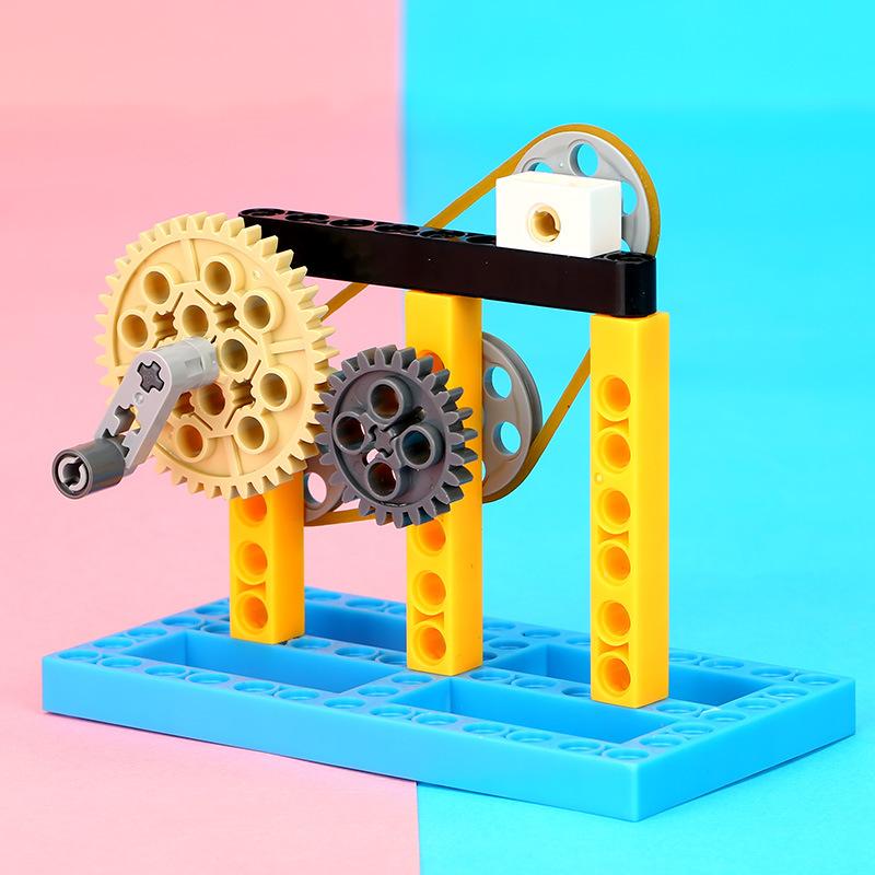 

Crane Model STEM Technology Gadget Kids Science Toys Physical Plastic Engineering Vehicle Educational Toys for Children