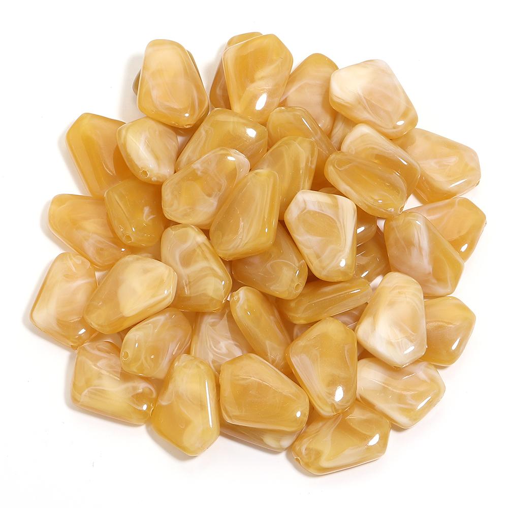 20pcs 25x18mm Irregular Acrylic Beads Colorful Cloud Loose Spacer Beads For DIY Jewelry Making Bracelets Necklace Accessories