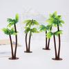 Plantă artificială din plastic Mini copac de cocos Instrument pentru decorarea torturilor pentru petrecerea de nuntă