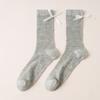 5 Pairs of Female Spring and Autumn Draw A Lovely Bow Ballet Socks
