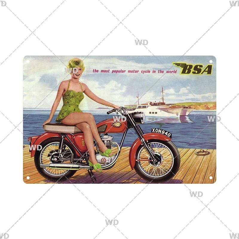 Retro Pin Up Girl Amerikanischer Stil Blechschild Metall Vintage Plakette Wandschilder Metallposter Platte Garage Schlafzimmer Man Cave Geschenk Dekor