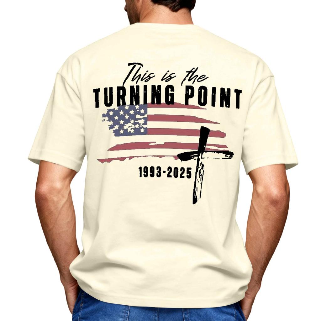 Unisex Printed Casual Short-sleeved Shirt