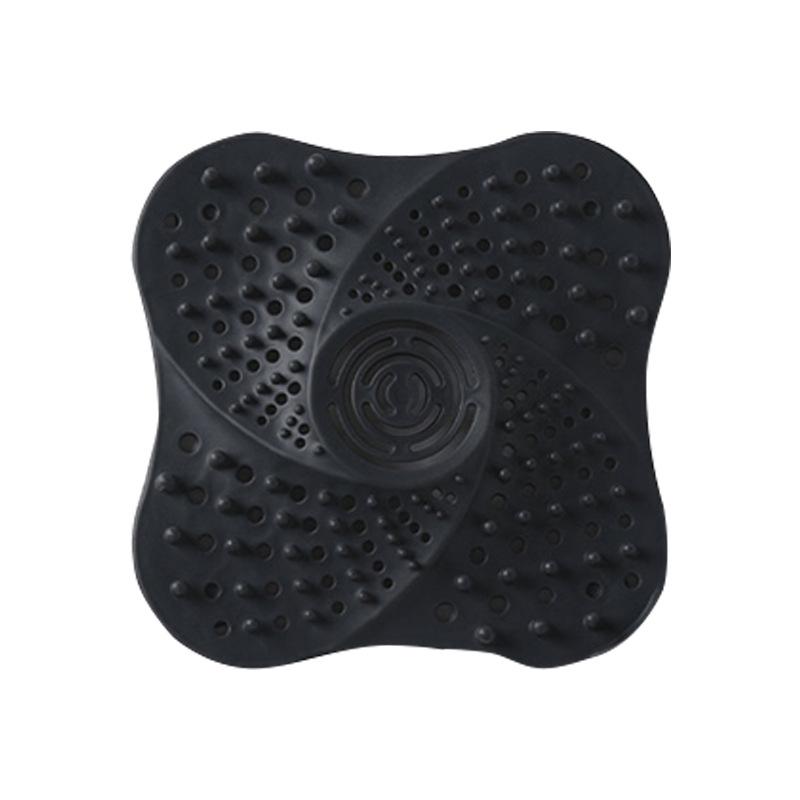 

Силиконовая крышка для слива, предотвращающая запах: Фильтр для волос против засоров и пробка для раковины для кухни и ванной чёрный