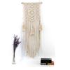 Macrame Wall Art Handmade Cotton Wall Hanging Tapestry with Lace Fabrics Bohemian Hanging Decoration Best Gift