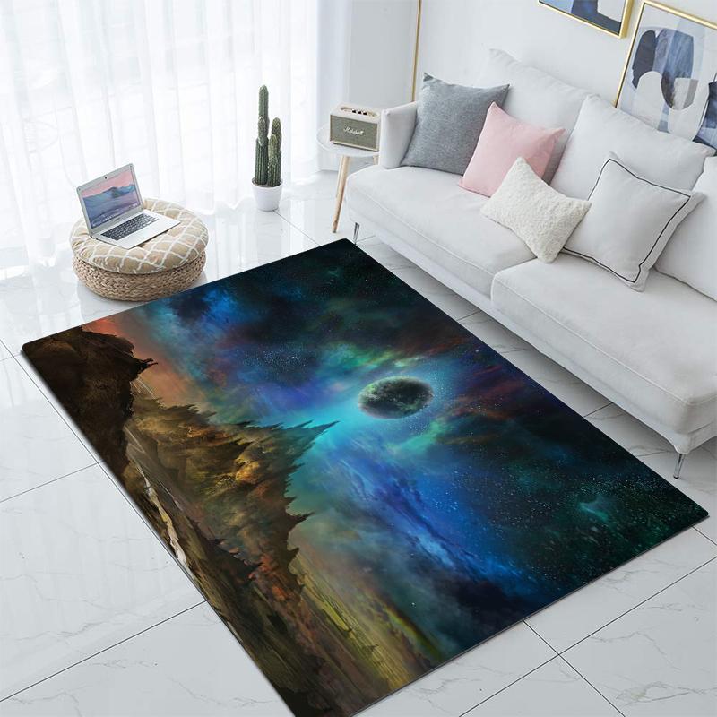 Praktisk Fantasiverden Teppe Kjøkkenmatte Inngangsdørmatte Soveromsgulvdekorasjon Stue Teppe Bad Sklisikkert teppe