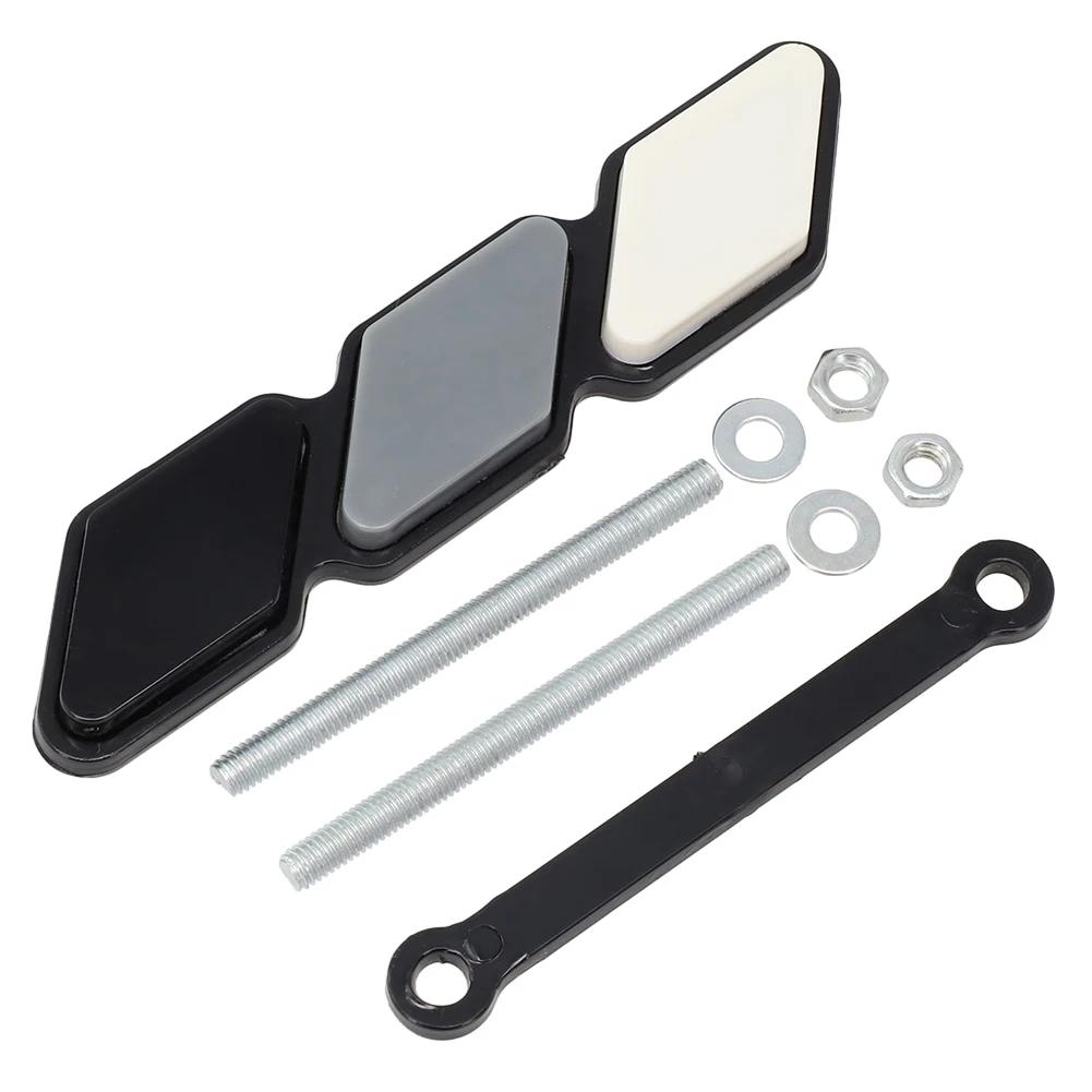 

1 шт. Трехцветные наклейки на автомобиль, подходящие для Toyota, Tacoma, 4Runner, Tundra, трехцветные аксессуары для значков на решетку радиатора