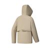 Fila Fleece Hooded Solid Color Casual Work Jacket Women Jackets Chestnut A11W517709FDK