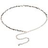 European and American Sequin Decorative Dress Belt Women's High-end Elegant Small Fragrance Style Waist-closing Metal Waist Chain for Girls
