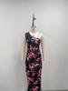 2025 European-American One-Shoulder Bodycon Maxi Dress with High Slit and Summer Print