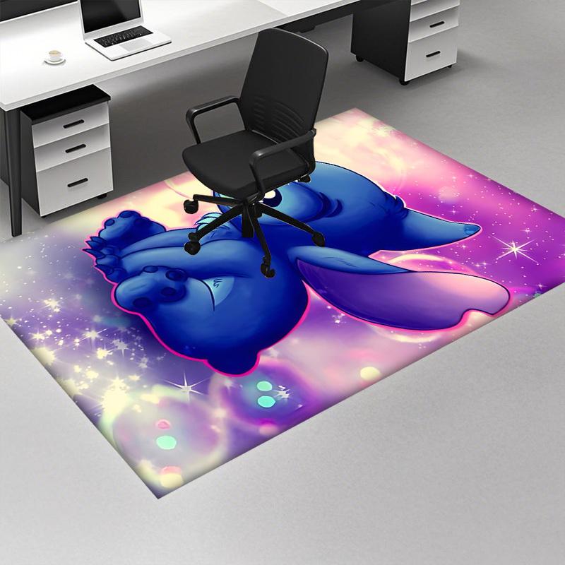 1pc,Cute Stitch Rug - Perfect for Home Decor, Office Carpet, Chair Cover, Outdoor Mat, and Gift Idea!H227