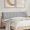 Back Cushion Cloud Grey 200 x 19 x 50 cm Fabric