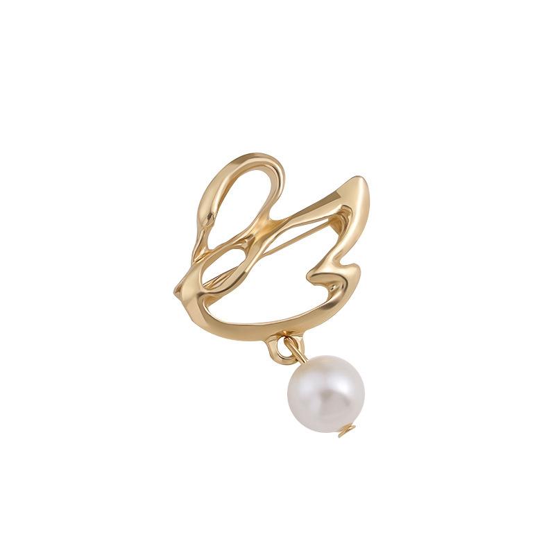 

Модная брошь, клипса, зажим для шарфа, фиксированная брошь One Size золотой