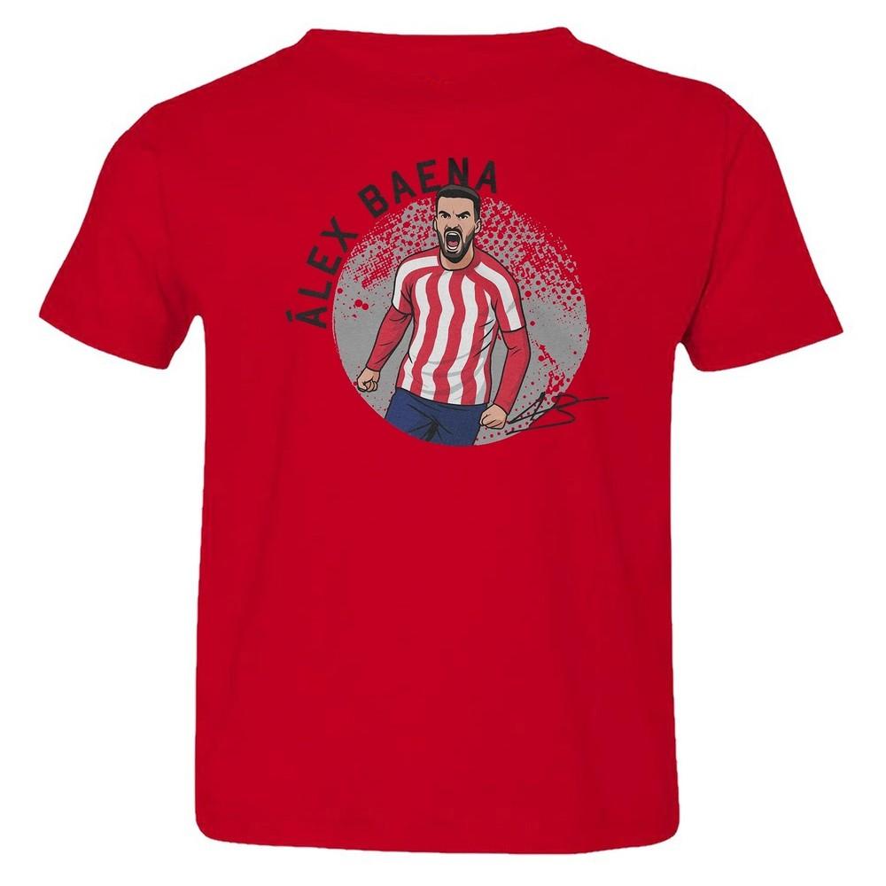 Baena Atletico Signature - Футболка для малышей с дизайном, вдохновленным футболом, Унисекс L