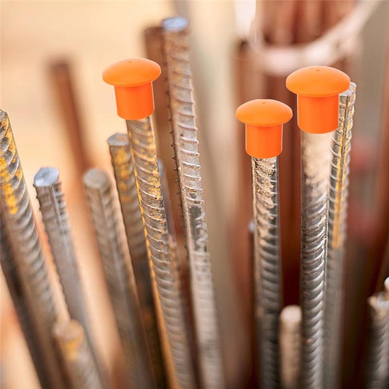 Bewehrungsstahl-Ende Für Schutzhülle 50 Stück Stahlstange Schutzkappe Für Schutzvorrichtung Bauindustrie Pilz