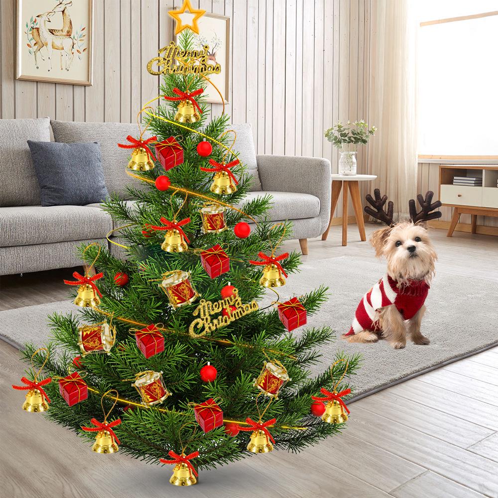 Christmas Ornament Set: Colored Balls & Bells in Gift Box for Tree Decorations & DIY Hanging