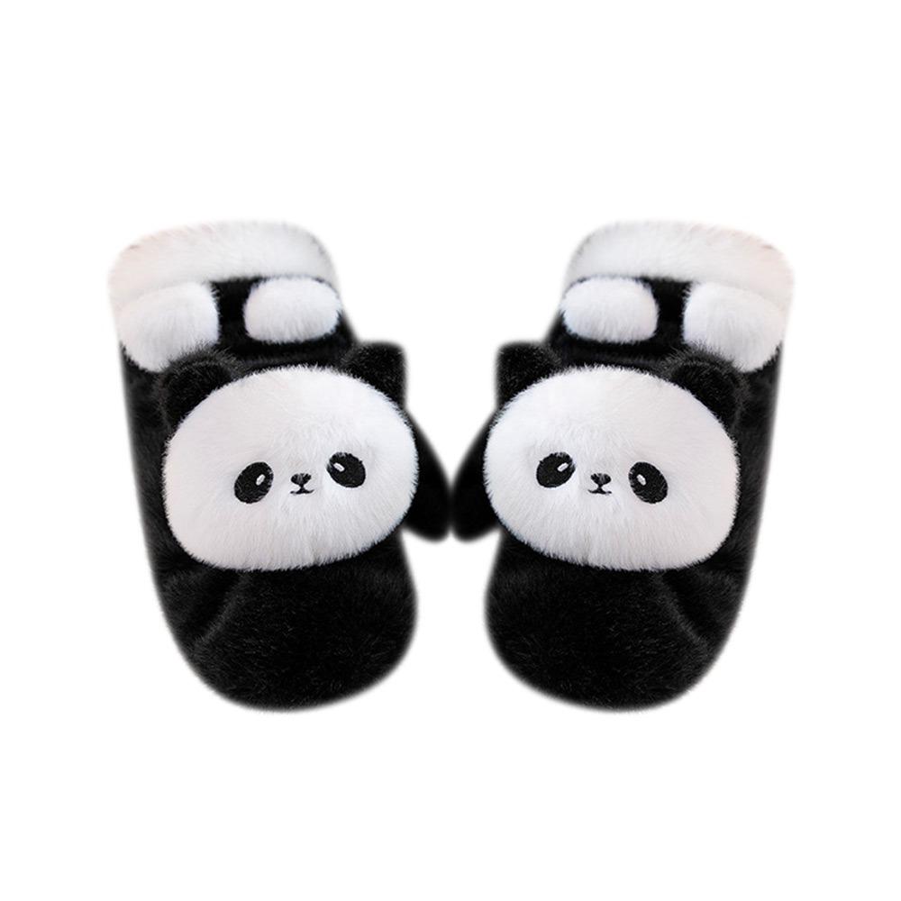 

Теплая плюшевая перчатка Милые варежки для велоспорта с пандой Новая зимняя перчатка