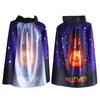 Ghost Cosplay Human Skeleton Costume Halloween Cloak Wizard Children's Cloak Terrifying Clothing