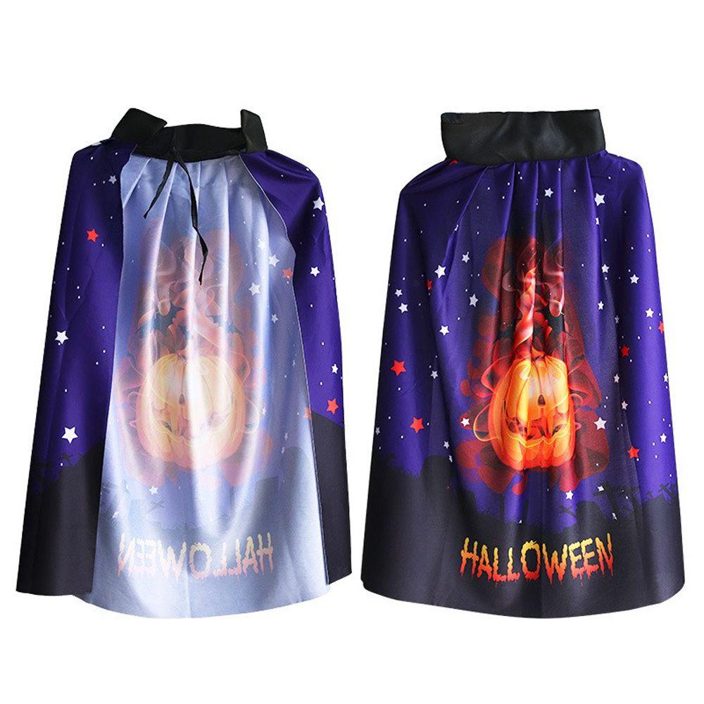 Ghost Cosplay Human Skeleton Costume Halloween Cloak Wizard Children's Cloak Terrifying Clothing