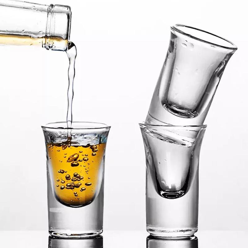 2pcs Sets Shot Glass 30ml Rocks Glasses Tumblers Glassware for Cocktail Scotch Water Dispenser Drinkware Wine Glasses Set of 2