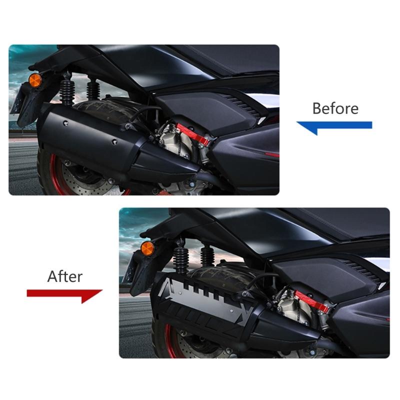 Anti Scald Motorcycle Exhaust Protections Motorcycle Exhaust Heat Protection Cover Simple Installation for XMAX300