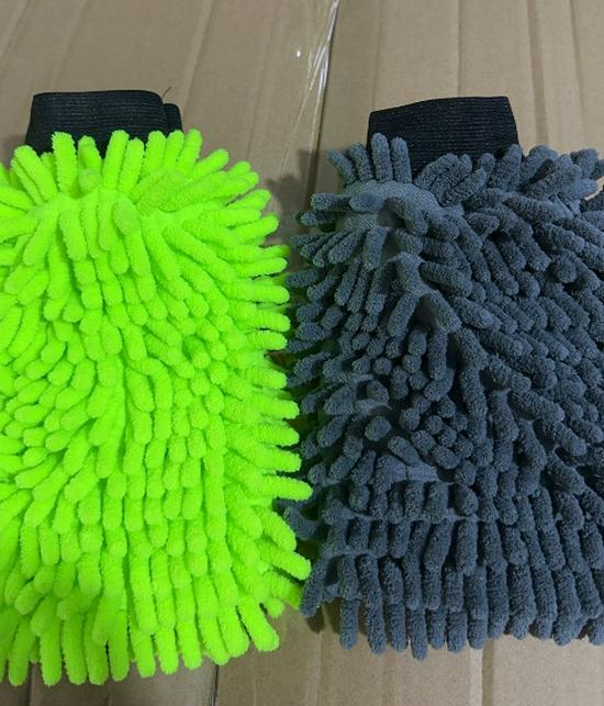 Microfiber Chenille Car Wash Mitt - Anti-Scratch Cleaning & Drying