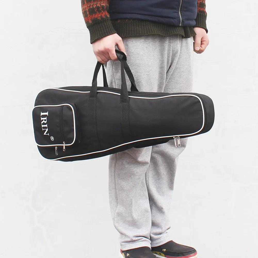 IRIN Mandolin Premium Case Waterproof Oxford Fabric Guitar Bag Double Straps Black Guitar Backpack Handbag String Instrument