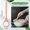 BEAU-12Inch Wooden Danish Dough Whisk Sourdough Whisk Dough Mixer Bread Whisking Tool For Mixing Sourdough Bread