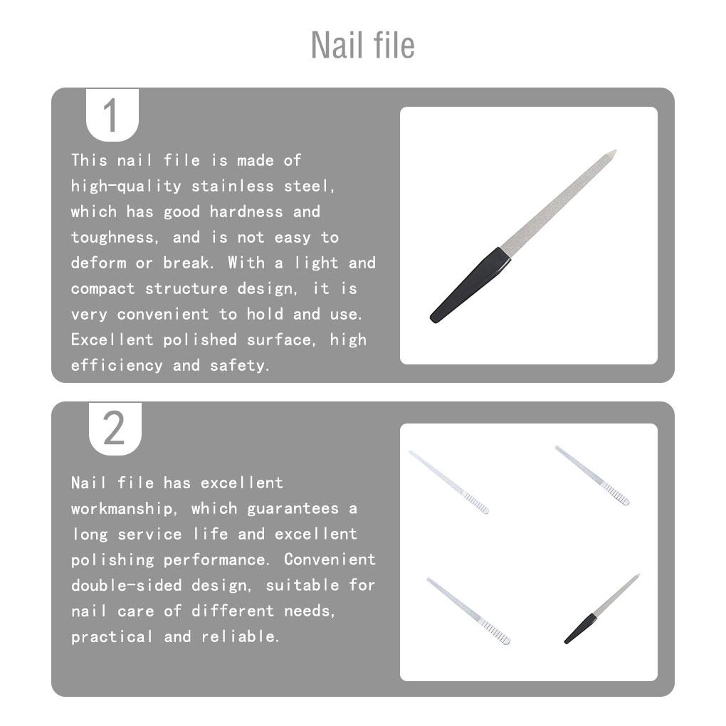 Household Nail File High Efficient Pedicure Accessory Shaping Accessories