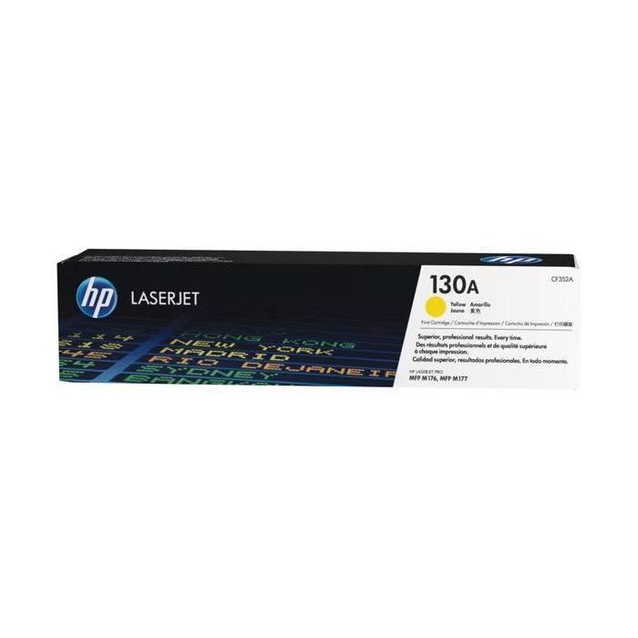 HP 130A Cartouche de Toner jaune authentique (CF353A) pour HP LaserJet Pro Color M176 / LaserJet M177