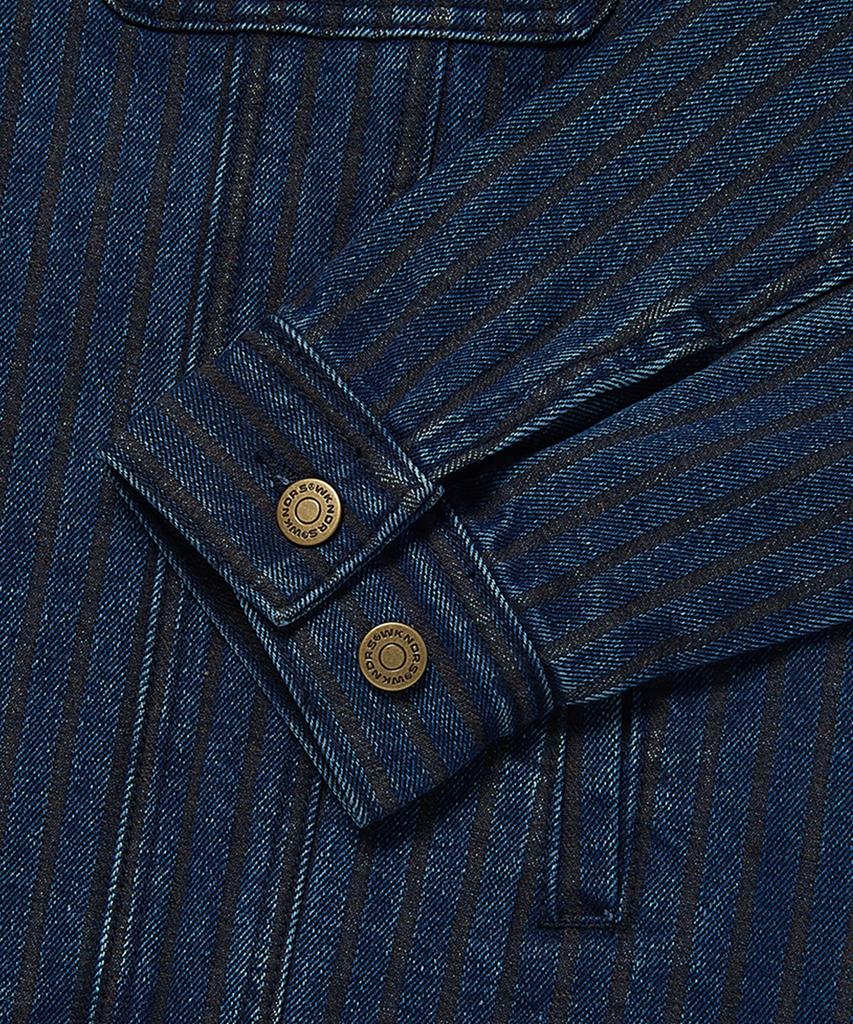 Wkndrs Stripe Trucker Jk (Denim)