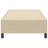 Platform Bed Frame Gray Green 80 x 200 cm Corduroy Fabric