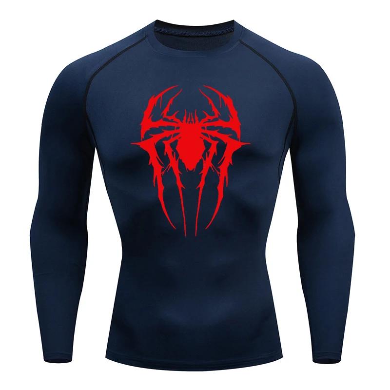 Sportswear Men Gym Compression T Shirt Running Long Sleeve Sports T-shirt Elastic Quick Dry Sport Tops Tee Athletic Shirts Men
