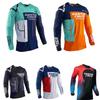 Mens Quick-Dry Long Sleeve Cycling Jersey Mountain Bike Racing Team Uniform Sportswear