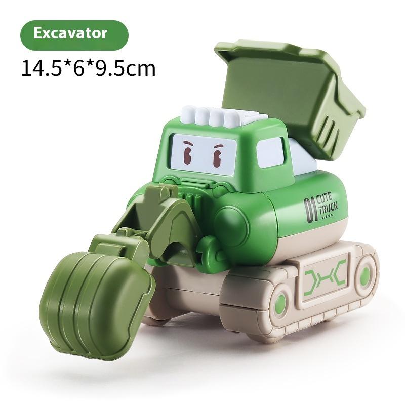 Leker for barn Skyvebil Ambulanse Politibil Tegneserie Knusesikker Skyveleke