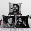 Che G-Guevaras Smoking Cushion Cover Living Room Accent Couch Back Support Square Lounge Restful Nap Companion Pillow Case