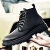 Fashion Genuine Leather Men'S Boots Autumn Winter Warm Snow Boots Men High Quality Motorcycle Boots Military Tactical Mens Shoes