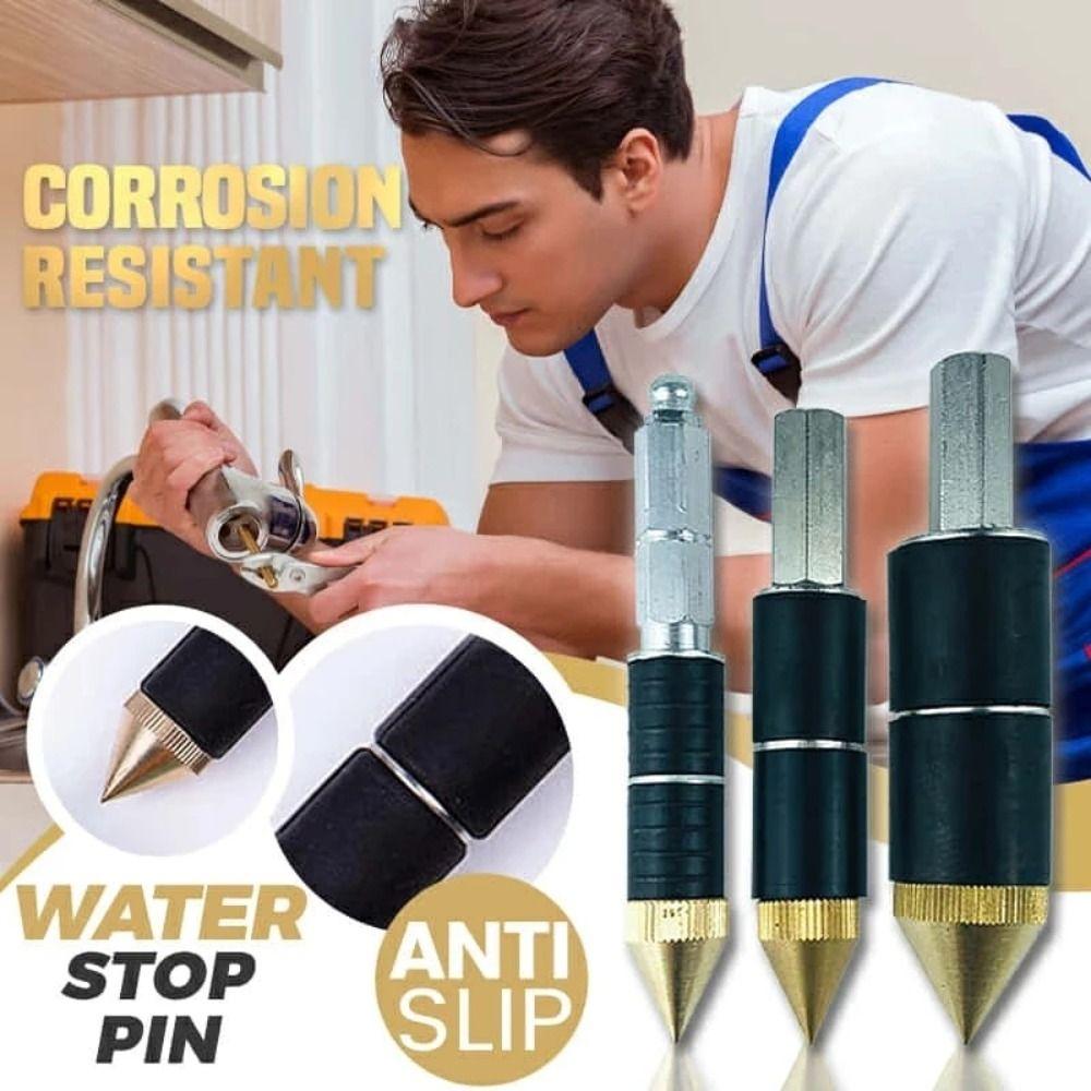 Metall Schmelzkleber Wasserstoppstift Gummi Reparatur Sanitärwerkzeugset Universal Wasserstoppnadel PPR-Rohr