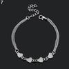 Creative Glow In The Dark Luminous Bracelet Star Love Heart Flower Bangle Jewelry