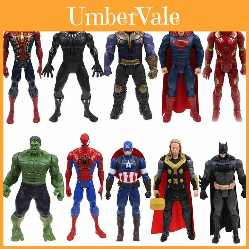 The Avengers Infinity War Hulk Spiderman Thanos 12" Sounding Glowing Figure Toy Perfect Collectible For Kids And Fans
