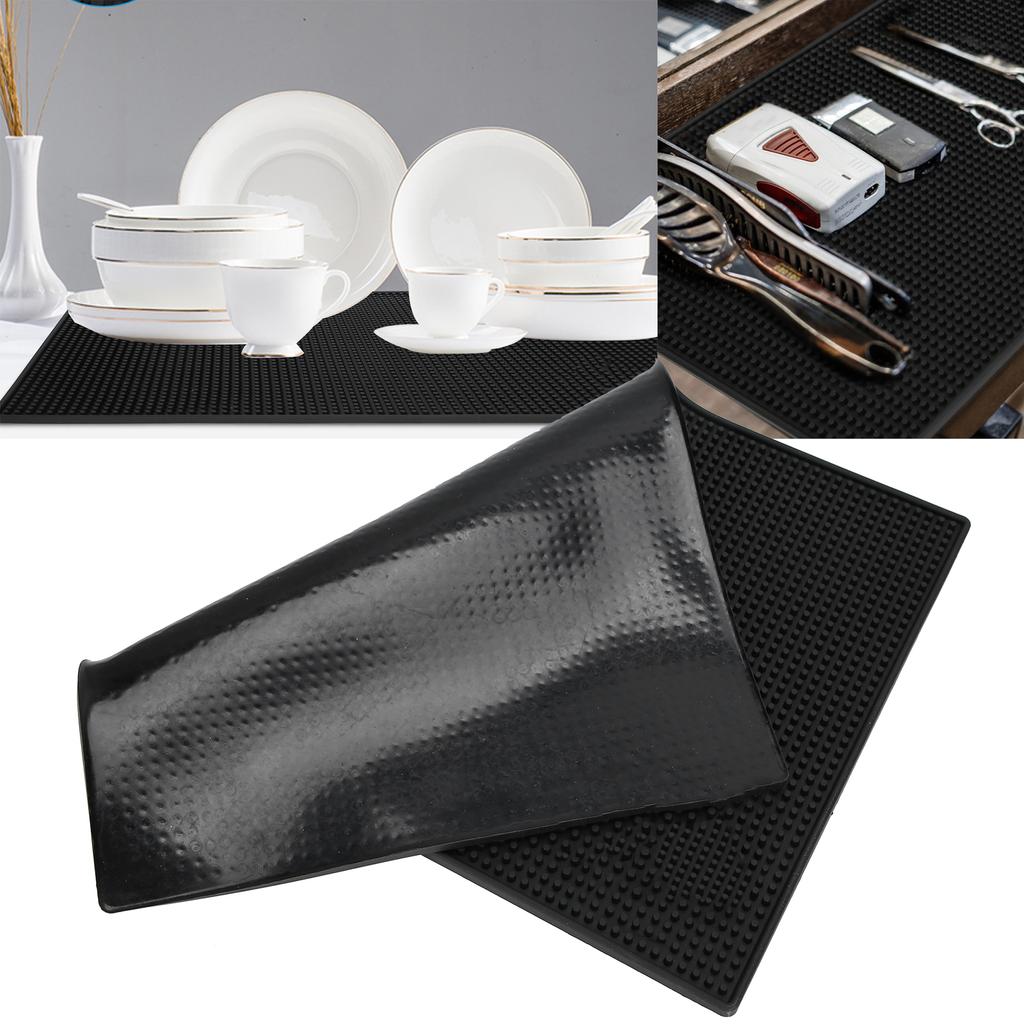 Non Slip Silicone Pad Storage Mat Tool Organizer for Barber Shop Hair Salon Supplies