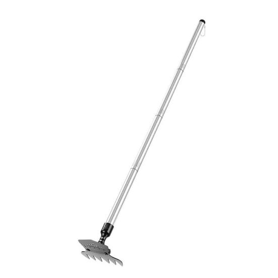 

Садовая мотыга-грабли с длинной ручкой, ручной прополочный инструмент 2-в-1, прочная мотыга, 6-зубчатые ручные грабли для удаления сорняков с газона, патио, двора 1 Set