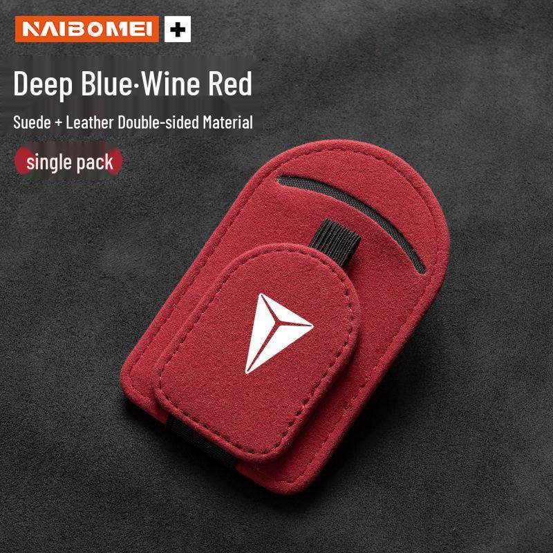Deep Blue Car Sun Visor Glasses Holder for SL03/L07/S07/S05 Models