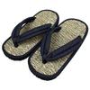 Edoten Sandals with Made In Japan with Shichito Igusa for Indoor and Outdoor Lightweight Rubber Natural Rope and Denim Size LL Japanese-Style Straps,