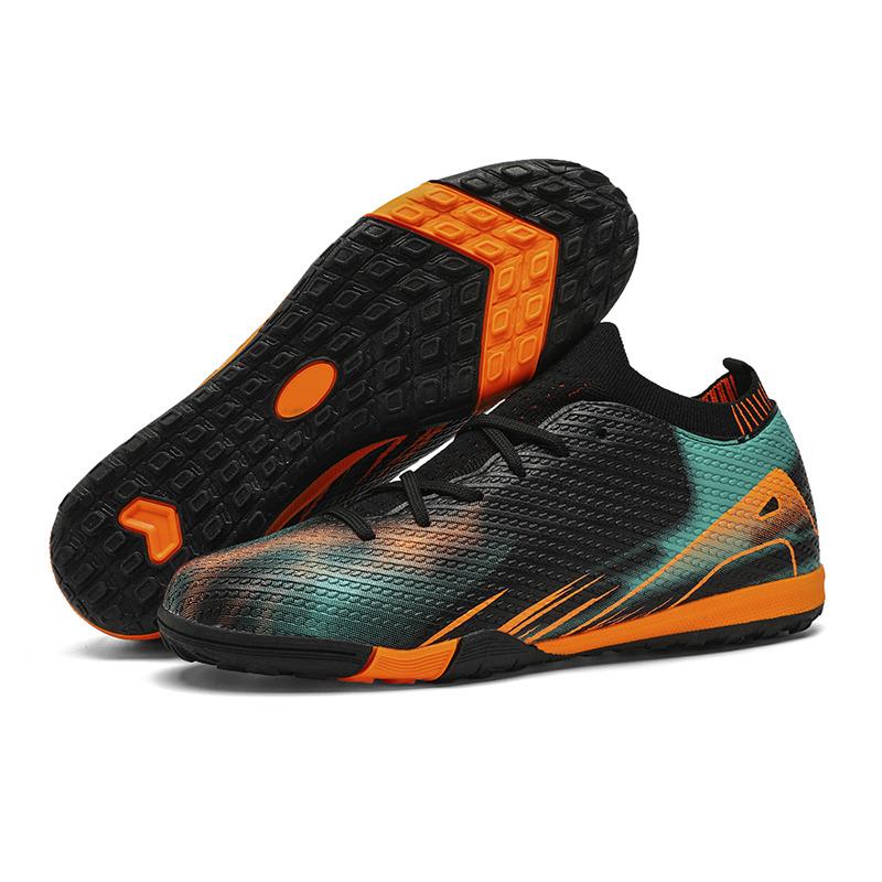New Fashion Long Spikes Soccer Cleats for Men Women Breathable Socks Shoes Futsal Men Professional Football Sneakers Men