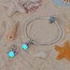 Copper Luminous Elf Glass Insect Planet Wish Bottle Pendant Fit Original Bracelet Diy Jewelry Original Design