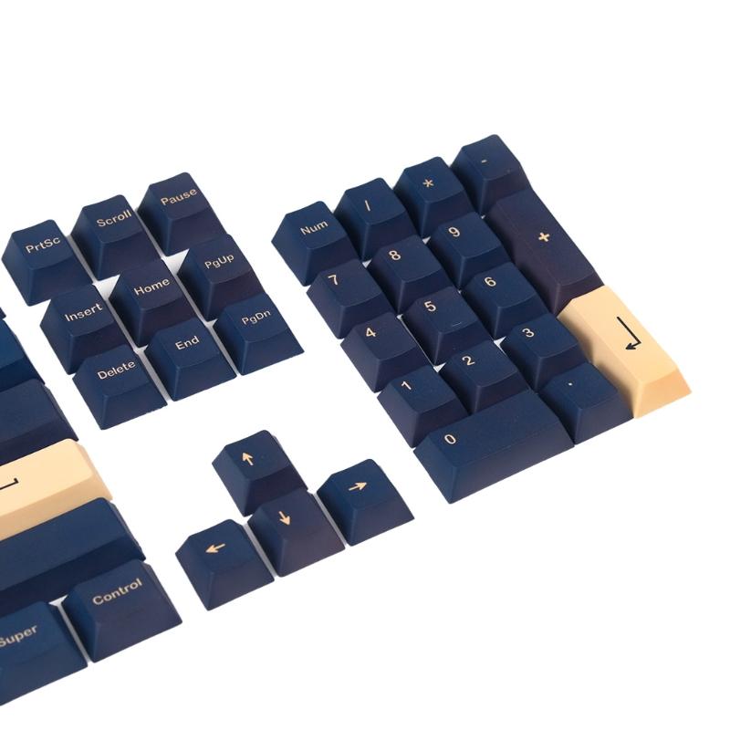 132Keys PBT DYE-Subbed Stargaze Keycaps for Mechanical Keyboards for Key   Profile For MX H GH60/64/68/84/