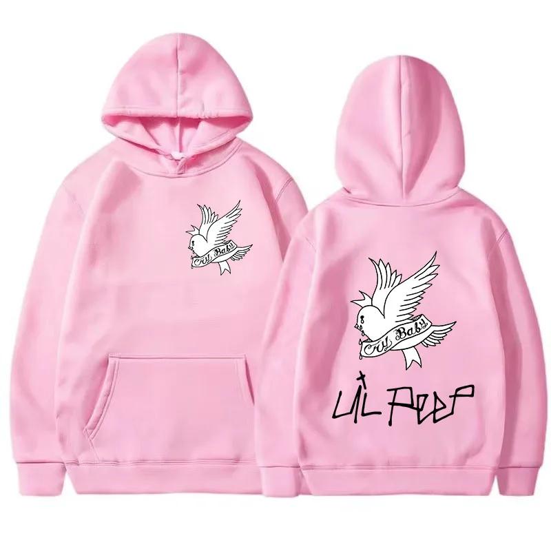 Nové Autunm Women Lil Peep Mikiny s potiskem Dámské Unisex Lil Love Streetwear Móda Ležérní Hip Hop Mikiny Oblečení