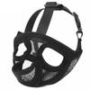Maschera per cane da compagnia, maschera per bulldog, cane a muso corto anti-mordere, anti-mangiare, anti-abbaiare, regolabile, traspirante, articoli universali per animali domestici
