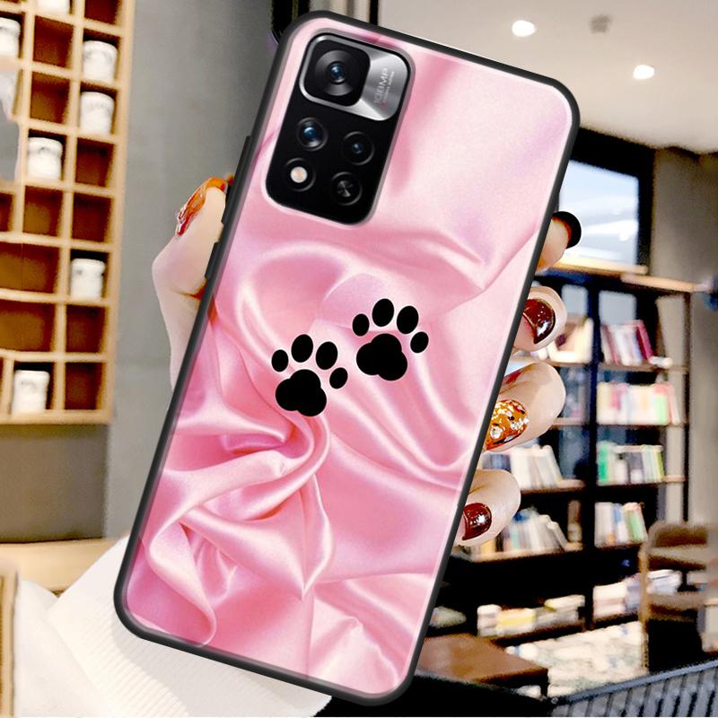 Cat Dog Paw Design Case For Xiaomi Redmi Note 12 11 10 9 8 Pro Note 12S 11S 10S 9S Cover For Redmi 9 10 12 C